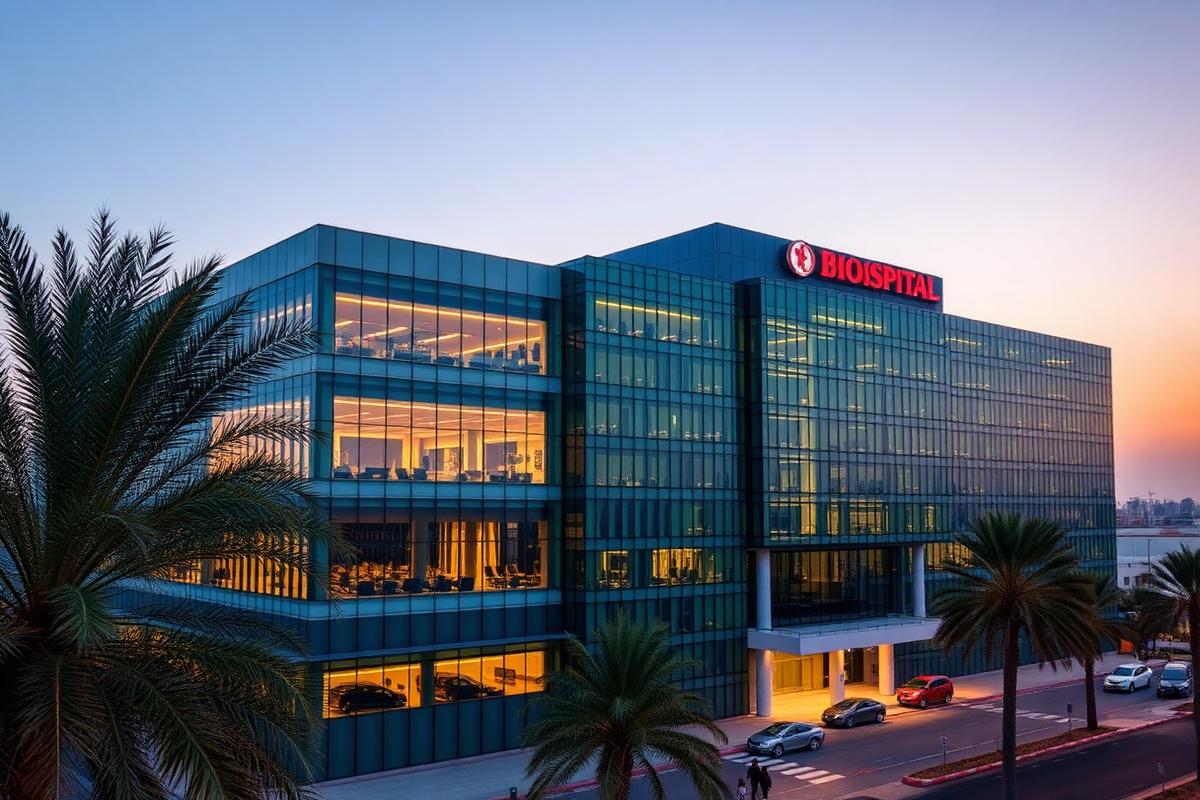 Modern hospital facility